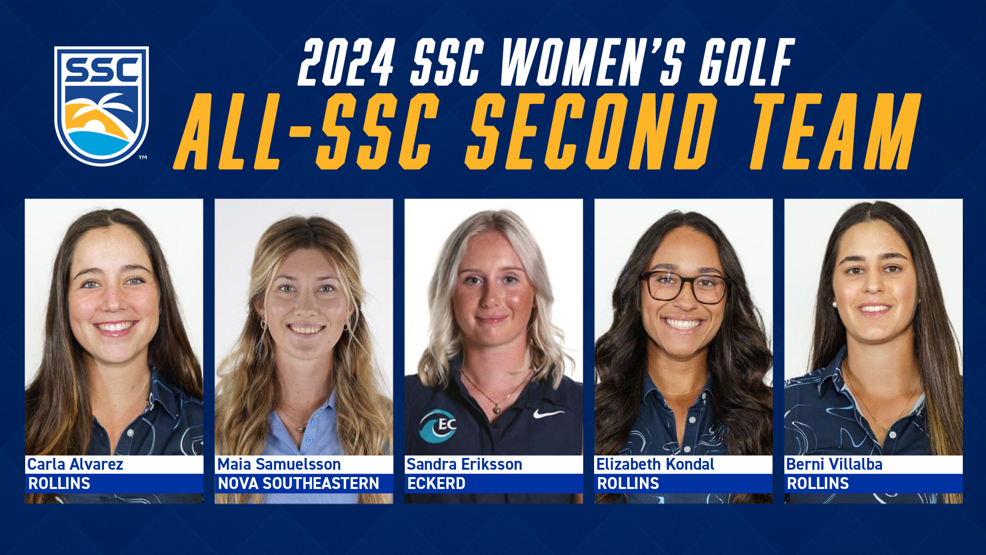 2024 SSC Women's Golf Second Team
